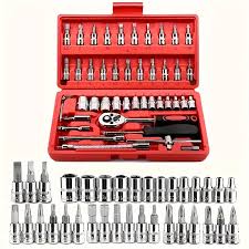 PACK DE TALADRO DE DOS BATERIAS DE 96V Y KIT DE HERRAMIENTAS DE 42 PIEZAS