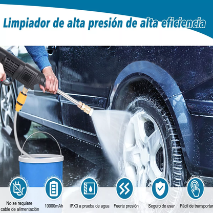 🔥HIDROLAVADORA PORTATIL CON 2 BATERIAS DE 98V🔥