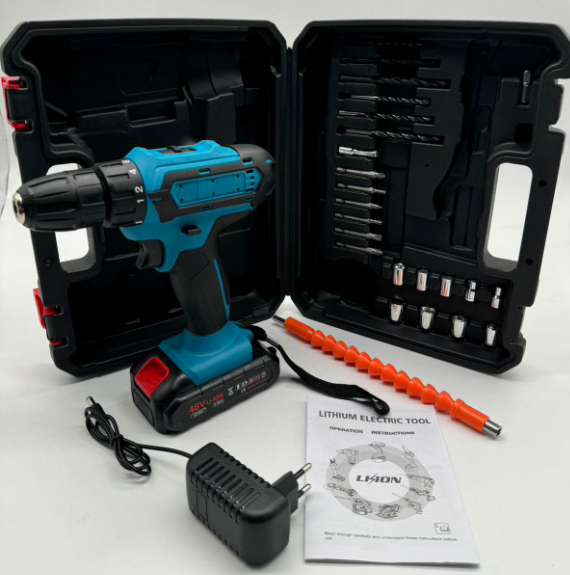 PACK PROFESIONAL TALADRO INALAMBRICO 98V➕HIDROLAVADORA 48V➕SET HERRAMIENTAS 46PZAS.🔧🧰✨