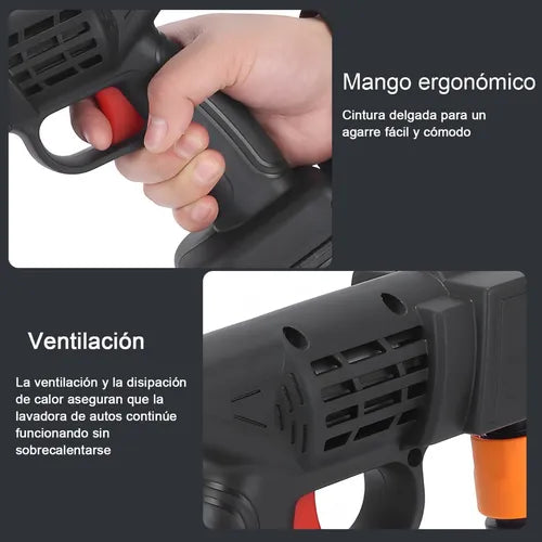 🔥HIDROLAVADORA PORTATIL CON 2 BATERIAS DE 98V🔥