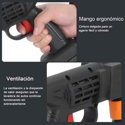 🔥HIDROLAVADORA PORTATIL CON 2 BATERIAS DE 98V🔥