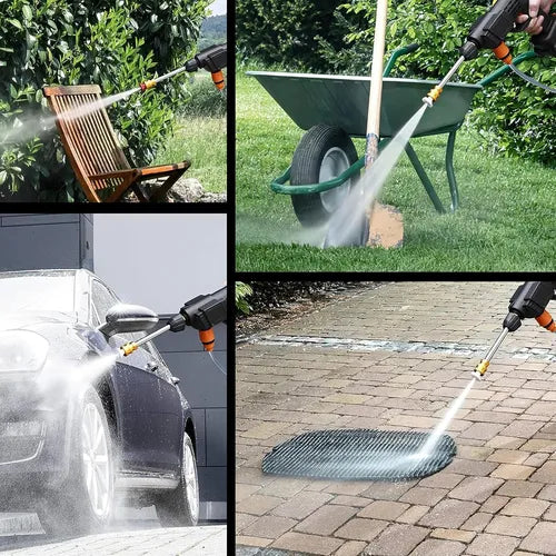 🔥HIDROLAVADORA PORTATIL CON 2 BATERIAS DE 98V🔥