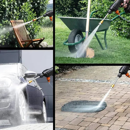 🔥HIDROLAVADORA PORTATIL CON 2 BATERIAS DE 98V🔥