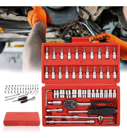 PACK DE TALADRO DE DOS BATERIAS DE 96V Y KIT DE HERRAMIENTAS DE 42 PIEZAS