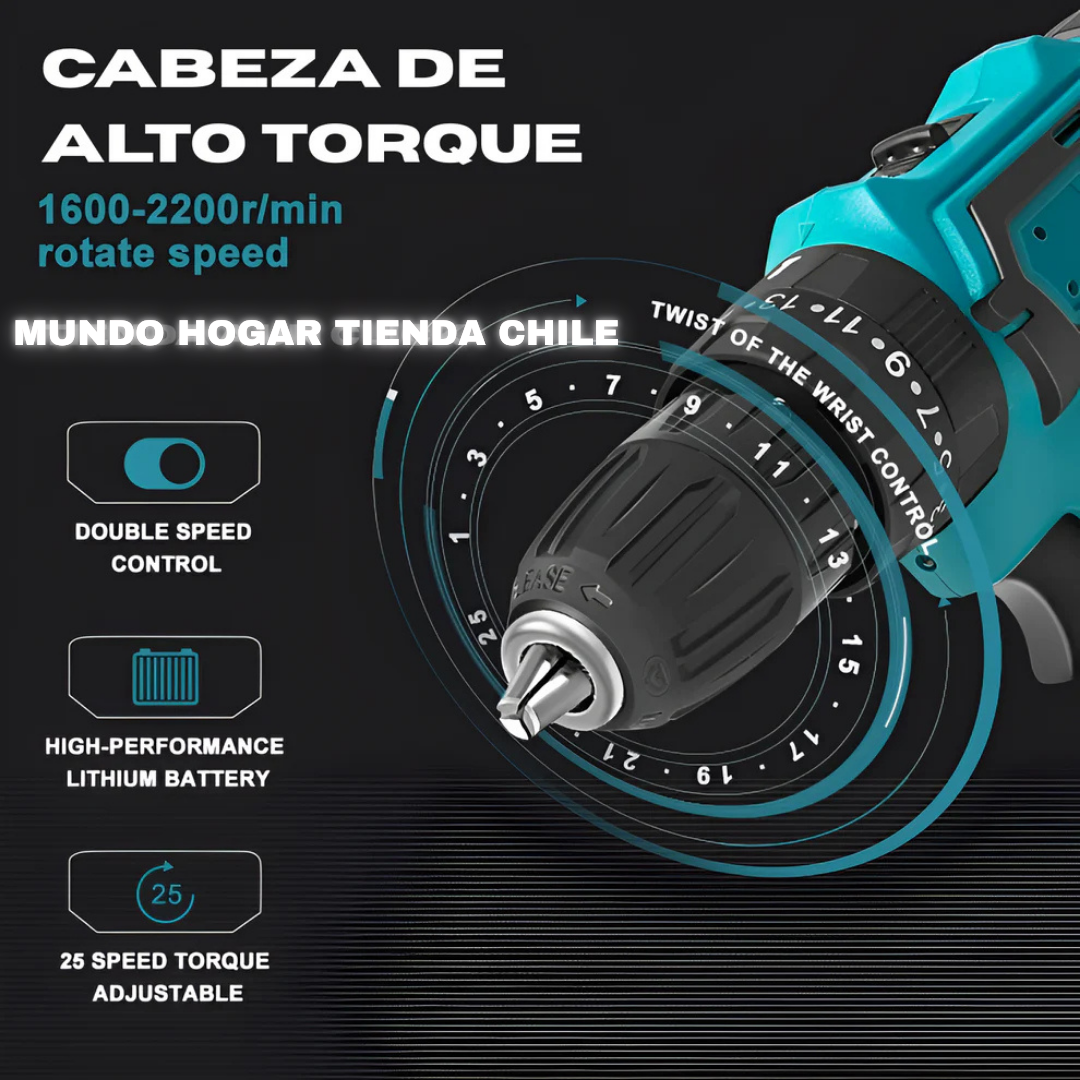 🧰🔧TALADRO 98V CON ACCESORIOS 98V  🔧🧰