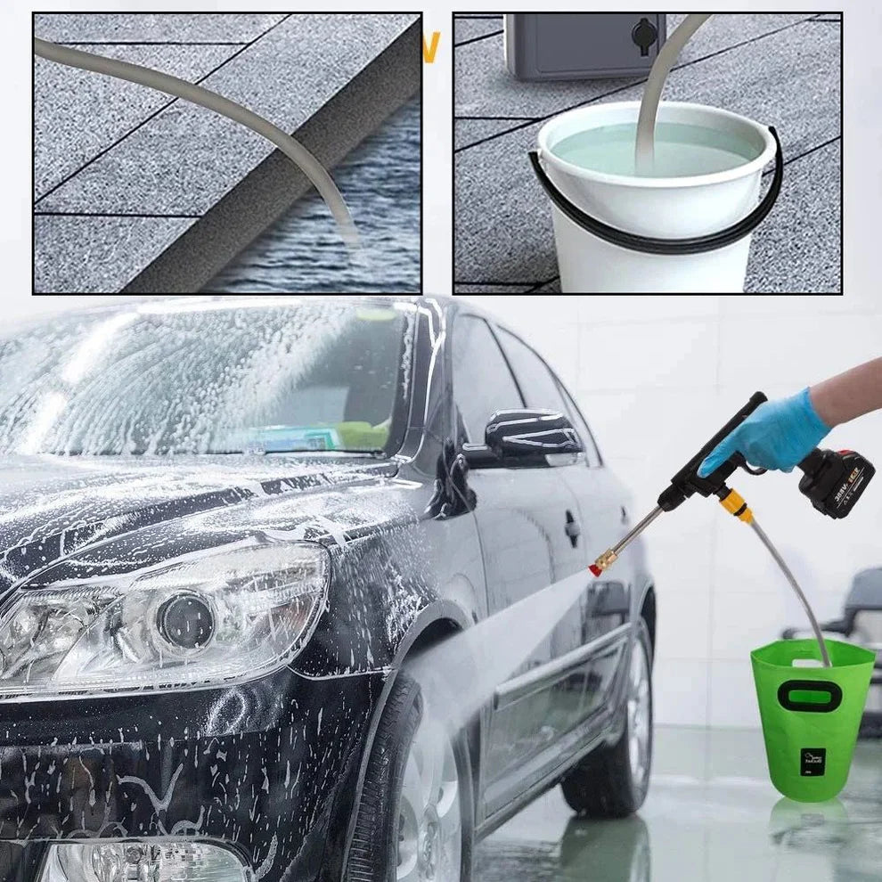 PACK 1 HIDROLAVADORA CON 2 BATERIAS 48V🎁 + 1 MINI ASPIRADOR CON ACCESORIOS